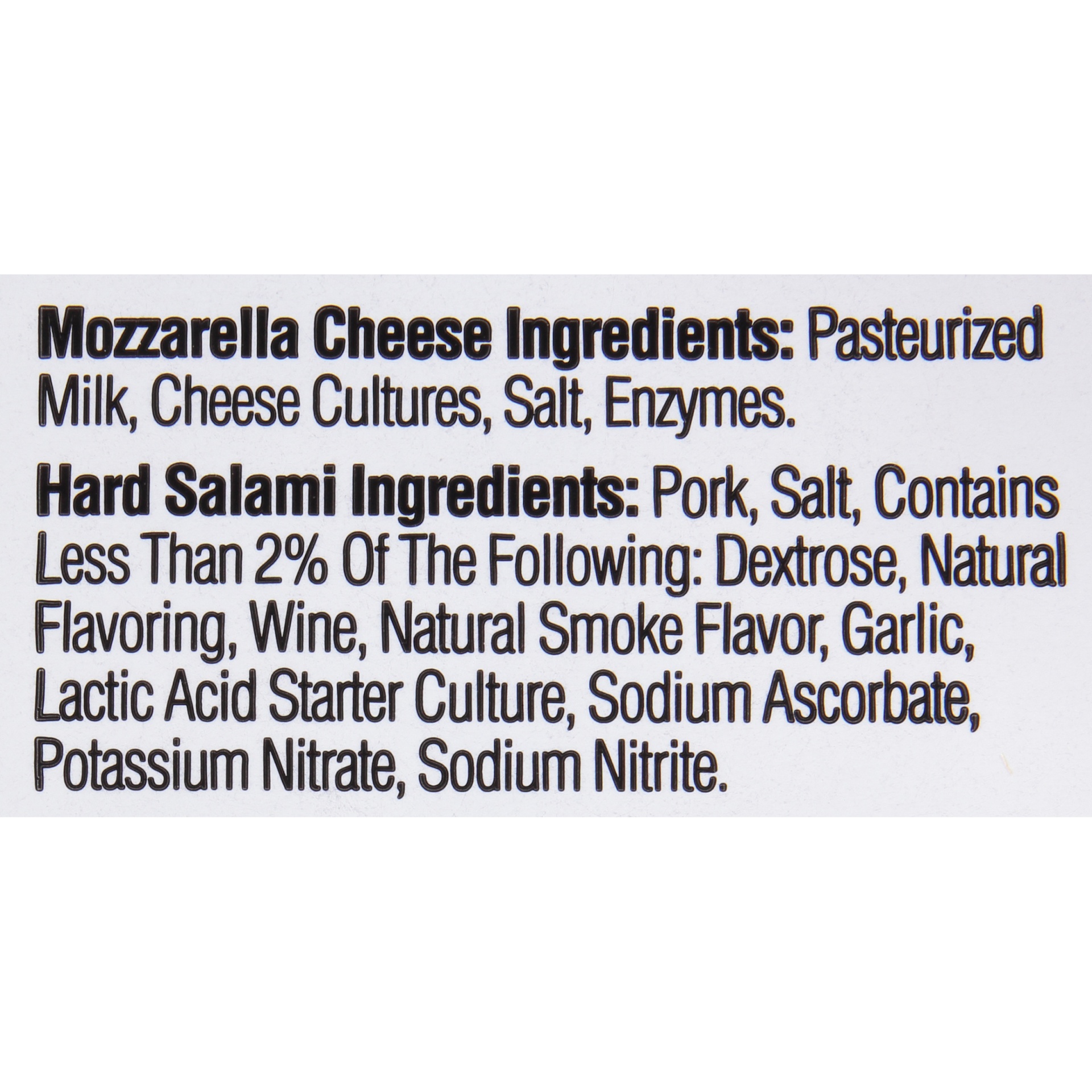 slide 6 of 6, Fiorucci Hard Salami & Mozzarella Panino, 1.5 oz
