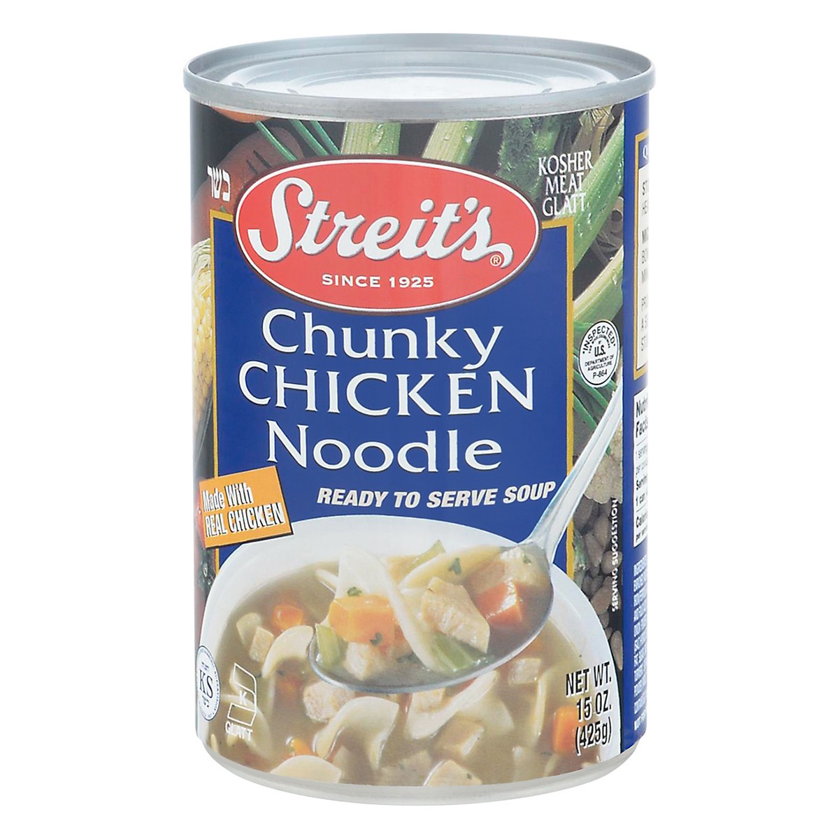 slide 6 of 14, Streit's Chunky Chicken Noodle Ready To Serve Soup 15 oz, 15 oz