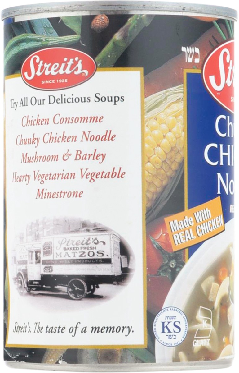 slide 7 of 14, Streit's Chunky Chicken Noodle Ready To Serve Soup 15 oz, 15 oz