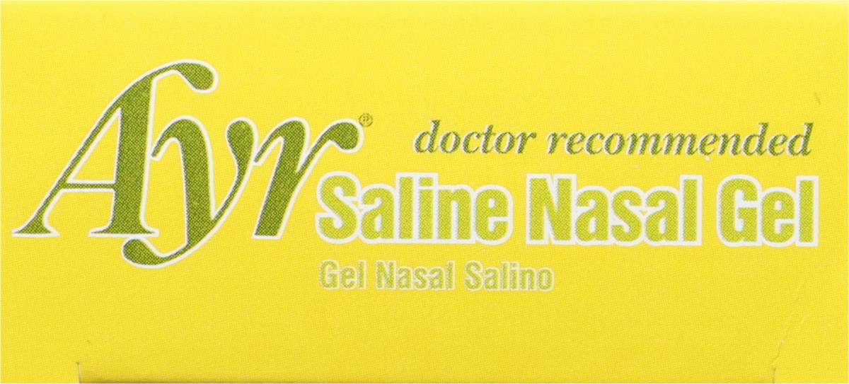 slide 3 of 9, Ayr Saline Nasal Gel with Soothing Aloe, 0.5 oz