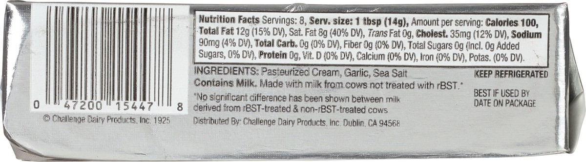 slide 3 of 13, Danish Creamery European Style Garlic Salt Butter 4 oz, 4 oz