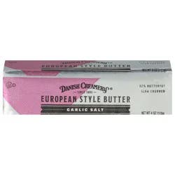 Danish Creamery European Style Garlic Salt Butter 4 oz