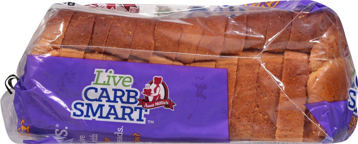 slide 4 of 9, Aunt Millie's Live Carb Smart Honey Wheat Bread 14 oz, 14 oz