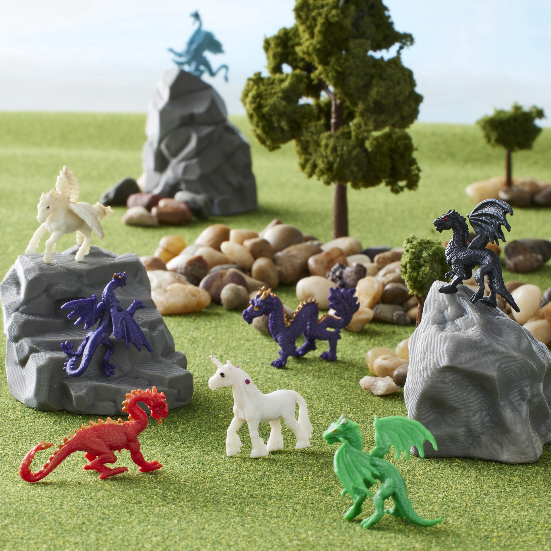 slide 4 of 4, Safari Ltd. Safari Ltd Good Luck Minis Fantasy Fun Pack, 3.8 in x 3.9 in
