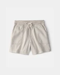 Carters Boys Twill Shorts - Light Khaki Beige 6