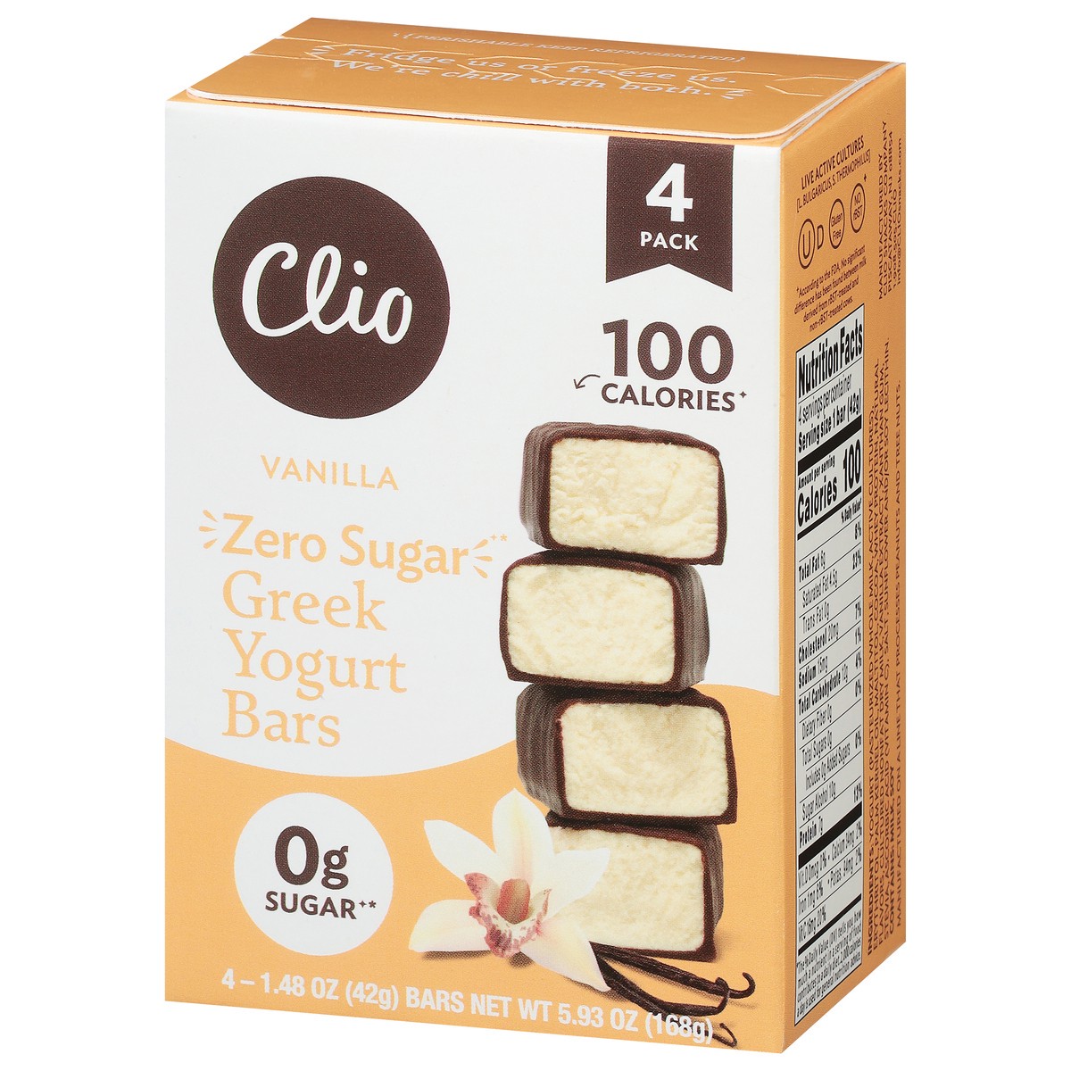 slide 8 of 14, Clio Yogurt Bars, 4 ct