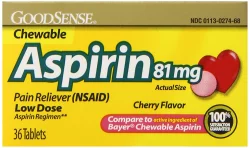 Good Sense Children's Chew Aspirin, Cherry