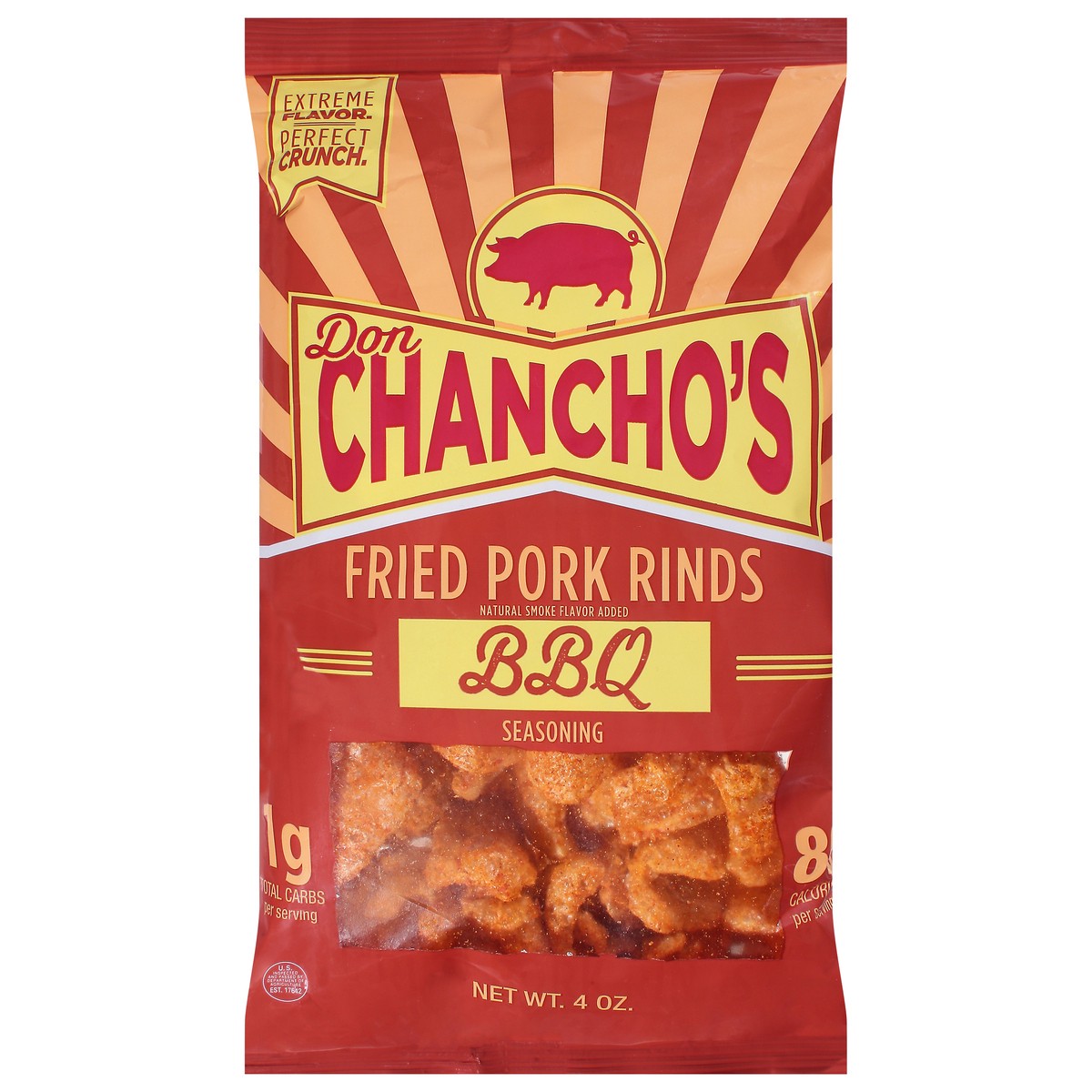 slide 2 of 14, Don Chanchos Pork Rinds Bbq- 4 oz, 4 oz