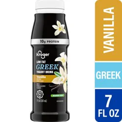 Kroger Low Fat Vanilla Greek Yogurt Drink - 7 fl oz