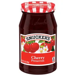 Smucker''s Cherry Preserves, 12 Ounce