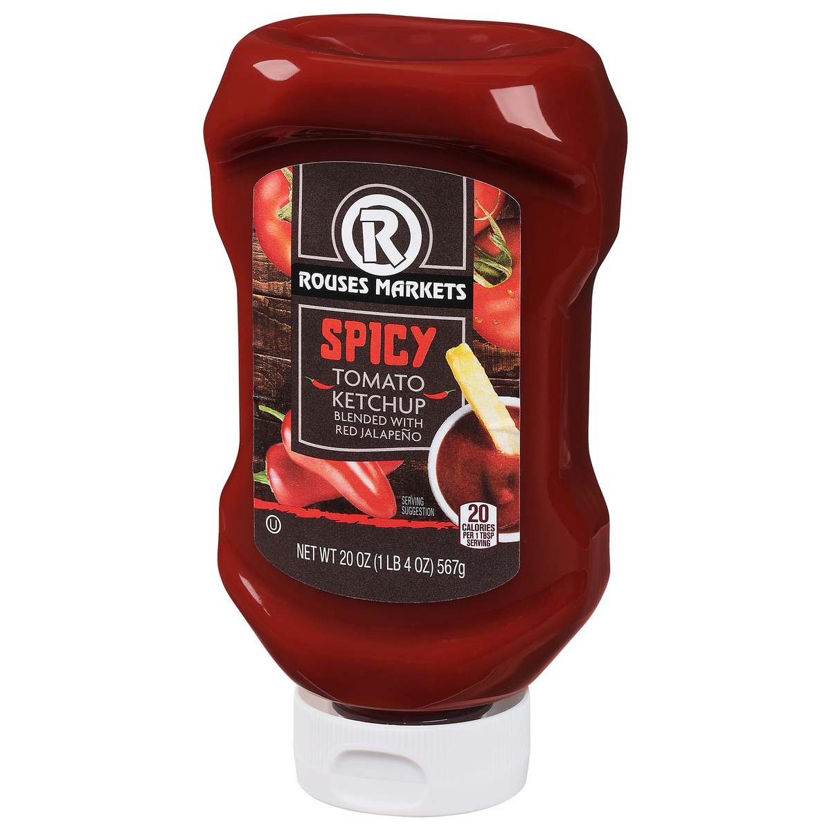 slide 8 of 11, Rouses Markets Spicy Tomato Ketchup 20 oz, 20 oz