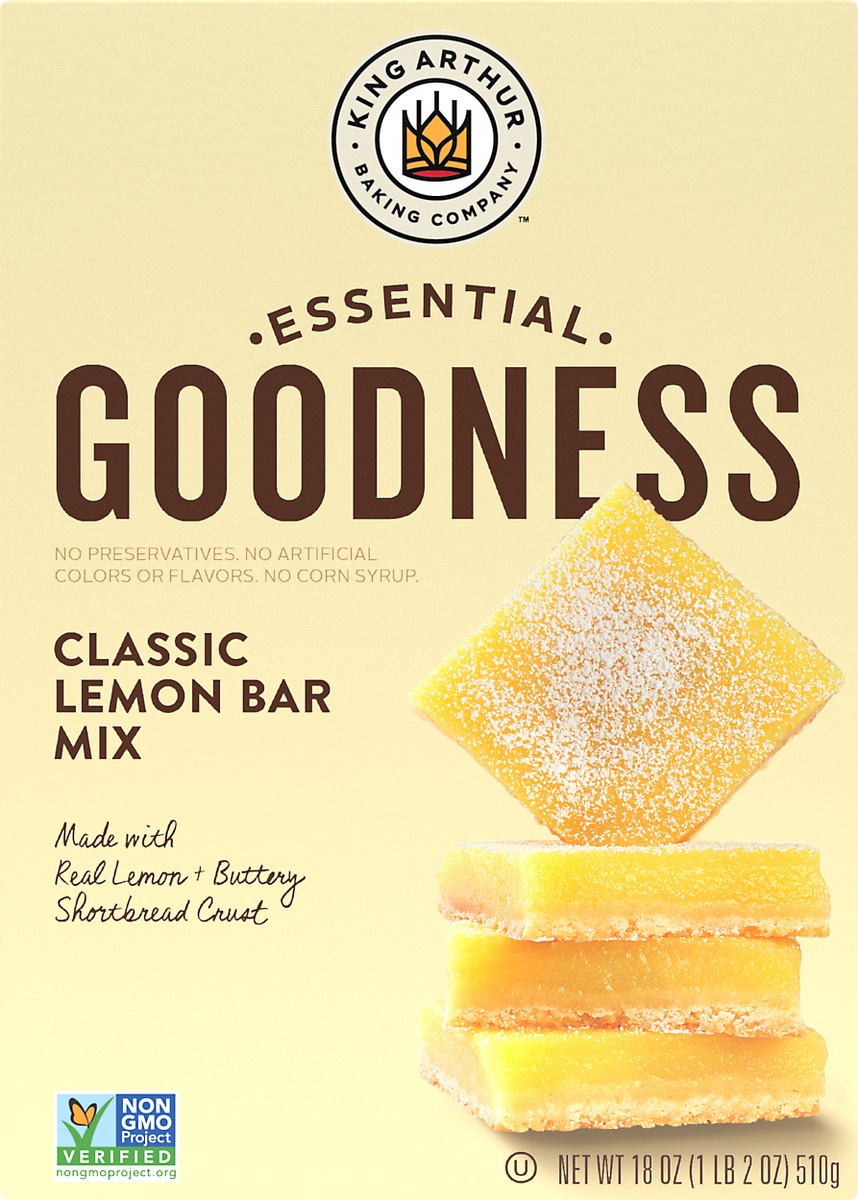 slide 1 of 9, King Arthur Baking Essential Goodness Classic Lemon Bar Mix 18 oz, 18 oz