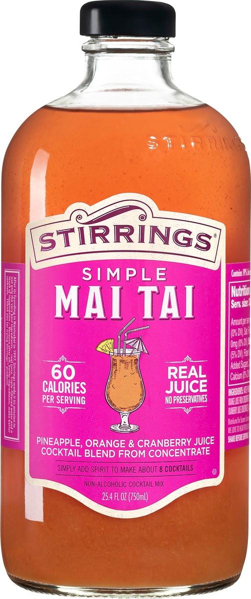 slide 1 of 2, Stirrings Mai Tai Cocktail Mix, 750ml, 25.4 fl oz