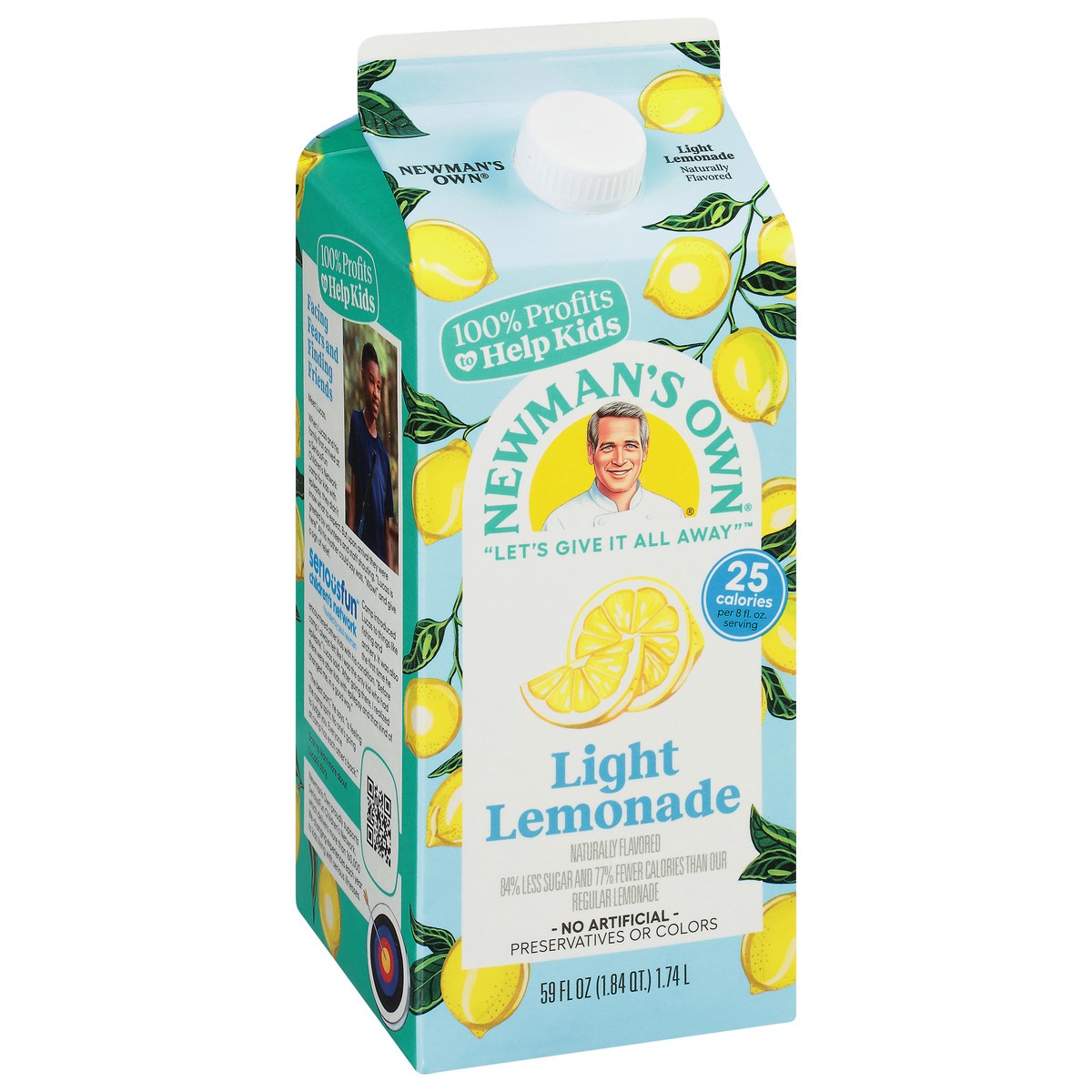 slide 11 of 11, Newman's Own Light Lemonade - 59 fl oz, 59 fl oz