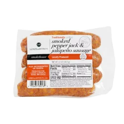 L&B Smoked Pepper Jack & Jalapeno Sausage