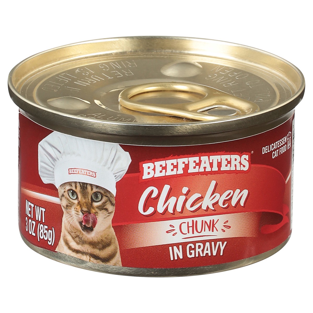 slide 1 of 1, Beefeaters Chunk in Gravy Chicken Cat Food 3 oz, 3 oz