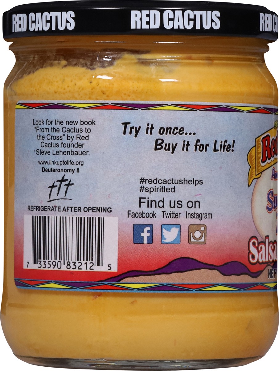 slide 12 of 13, Red Cactus America's Sweet -n- Zesty Salsa Con Queso 15 oz, 15 oz