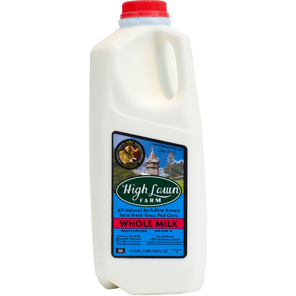 slide 1 of 1, High Lawn Farms Milk - Whole, 64 fl oz