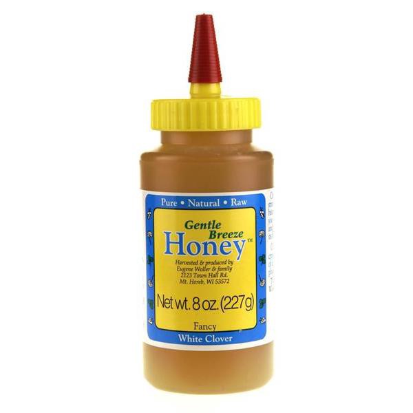 slide 1 of 1, Gentle Breeze White Clover Honey, 8 oz