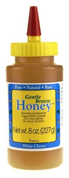 slide 1 of 1, Gentle Breeze White Clover Honey, 8 oz