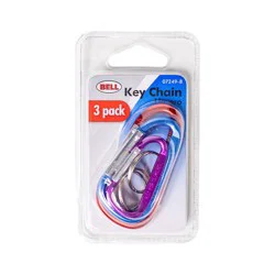 Bell Key Chain Carabiner 3 Pack