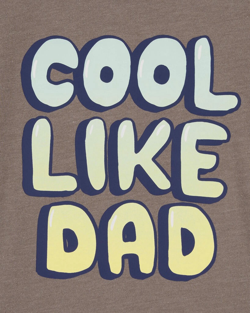 slide 2 of 2, Oshkosh Toddler Cool Like Dad Graphic Tee Brown 2T, 1 ct