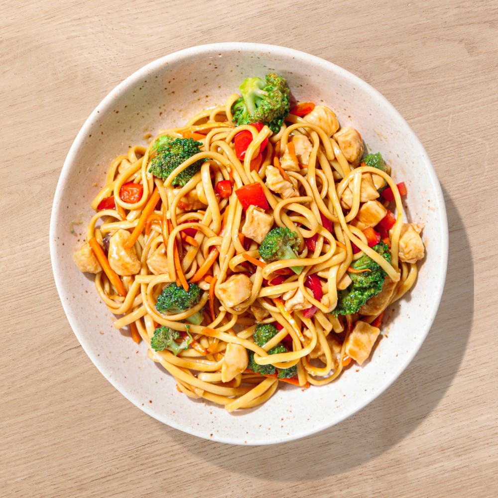 slide 2 of 4, Home Chef Restaurant Style Heat & Eat Chicken And Noodles, 12.8 oz