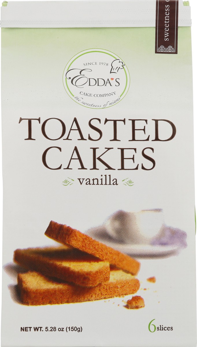 slide 3 of 13, Edda's Eddas Toasted Cakes Vanilla, 5.2 oz