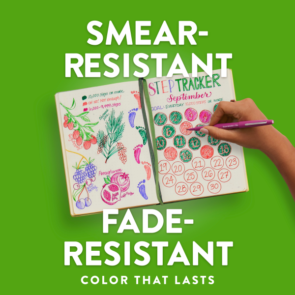 slide 5 of 7, Paper Mate® Flair® Porous-Point Pens, Medium Point, 0.7 mm, Red Barrel, Red Ink, Pack Of 12, 12 ct