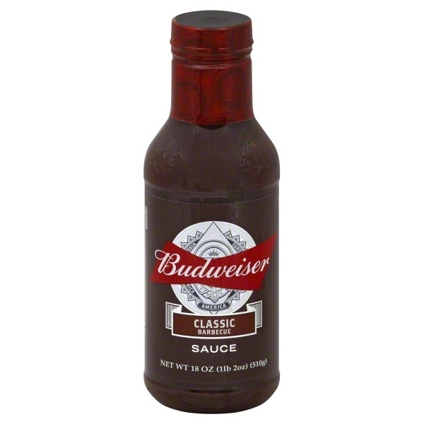 slide 1 of 1, Budweiser Barbecue Sauce Classic, 18 oz