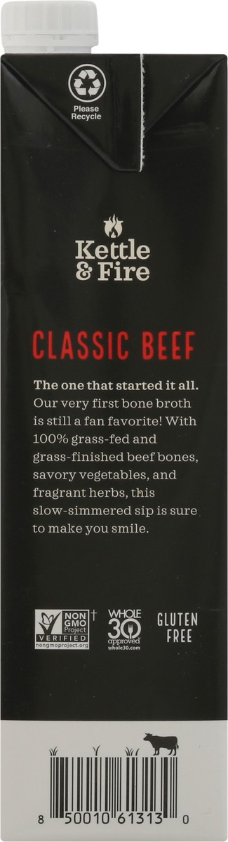 slide 3 of 9, Kettle & Fire Classic Beef Bone Broth 32 oz, 32 oz