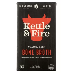 Kettle & Fire Classic Beef Bone Broth 32 oz