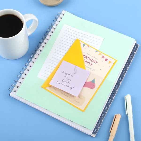 slide 9 of 10, Cambridge® Abyss 2026 Weekly Monthly Planner, Large, 8 1/2"" x 11"", 1 ct