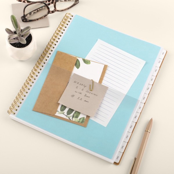 slide 7 of 10, Cambridge® WorkStyle® Focus 2026 Weekly Monthly Planner, Sunbaked Clay, Large, 8 1/2"" x 11"", 1 ct