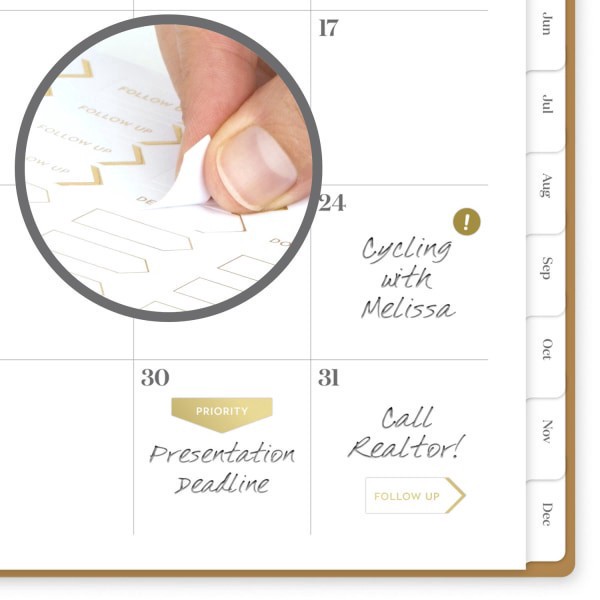 slide 6 of 10, Cambridge® WorkStyle® Focus 2026 Weekly Monthly Planner, Sunbaked Clay, Large, 8 1/2"" x 11"", 1 ct