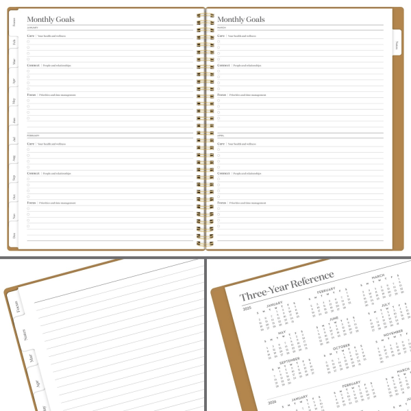 slide 10 of 10, Cambridge® WorkStyle® Focus 2026 Weekly Monthly Planner, Sunbaked Clay, Large, 8 1/2"" x 11"", 1 ct