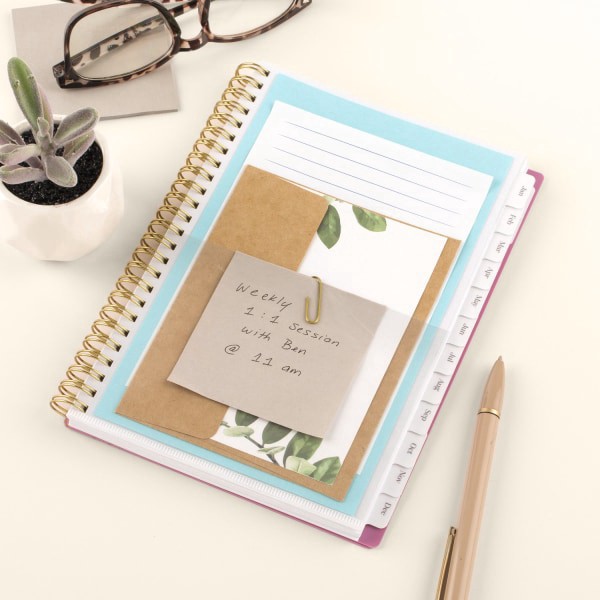 slide 4 of 10, Cambridge® WorkStyle® Balance 2026 Weekly Monthly Planner, Cosmetic Pink, Small, 5 1/2"" x 8 1/2"", 1 ct