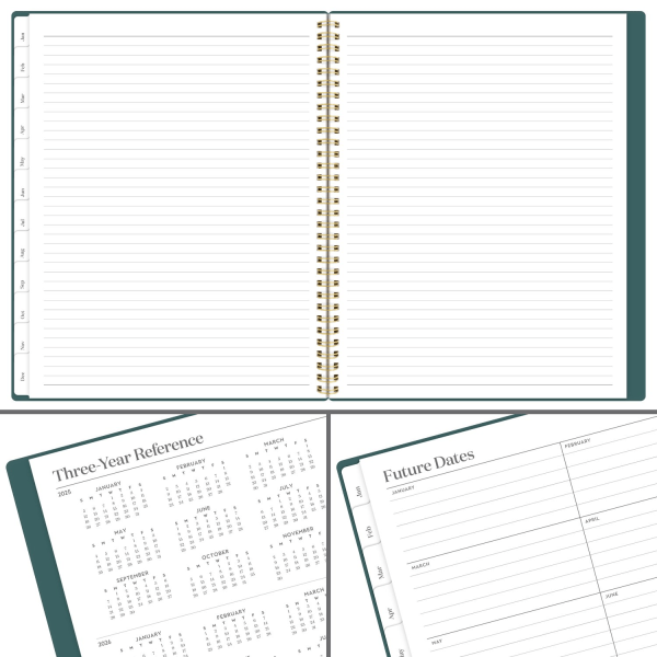 slide 7 of 10, Cambridge® WorkStyle® 2026 Monthly Planner, Transformative Teal, Large, 8 1/2"" x 11"", 1 ct