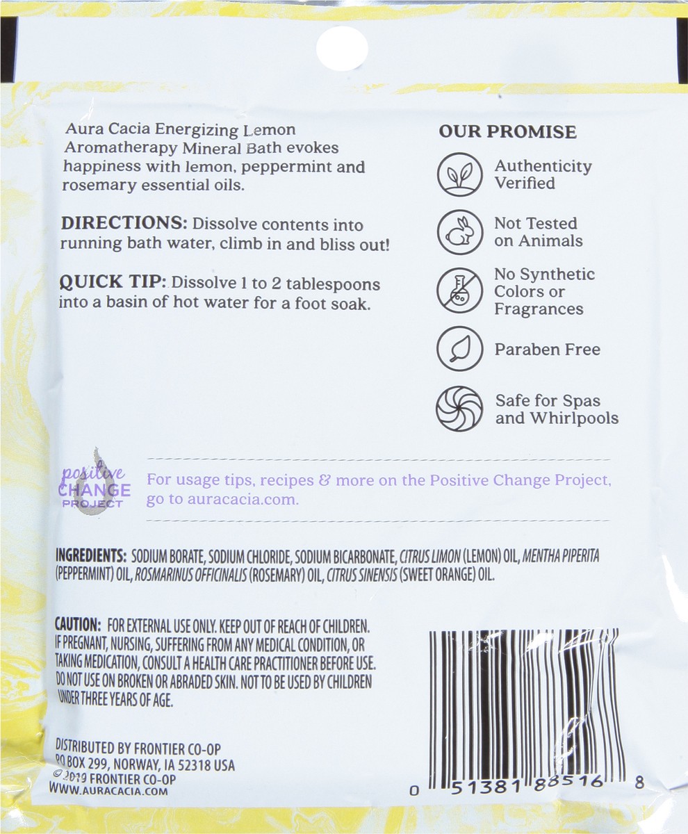 slide 12 of 13, Aura Cacia Energize Mineral Bath, 2.5 oz