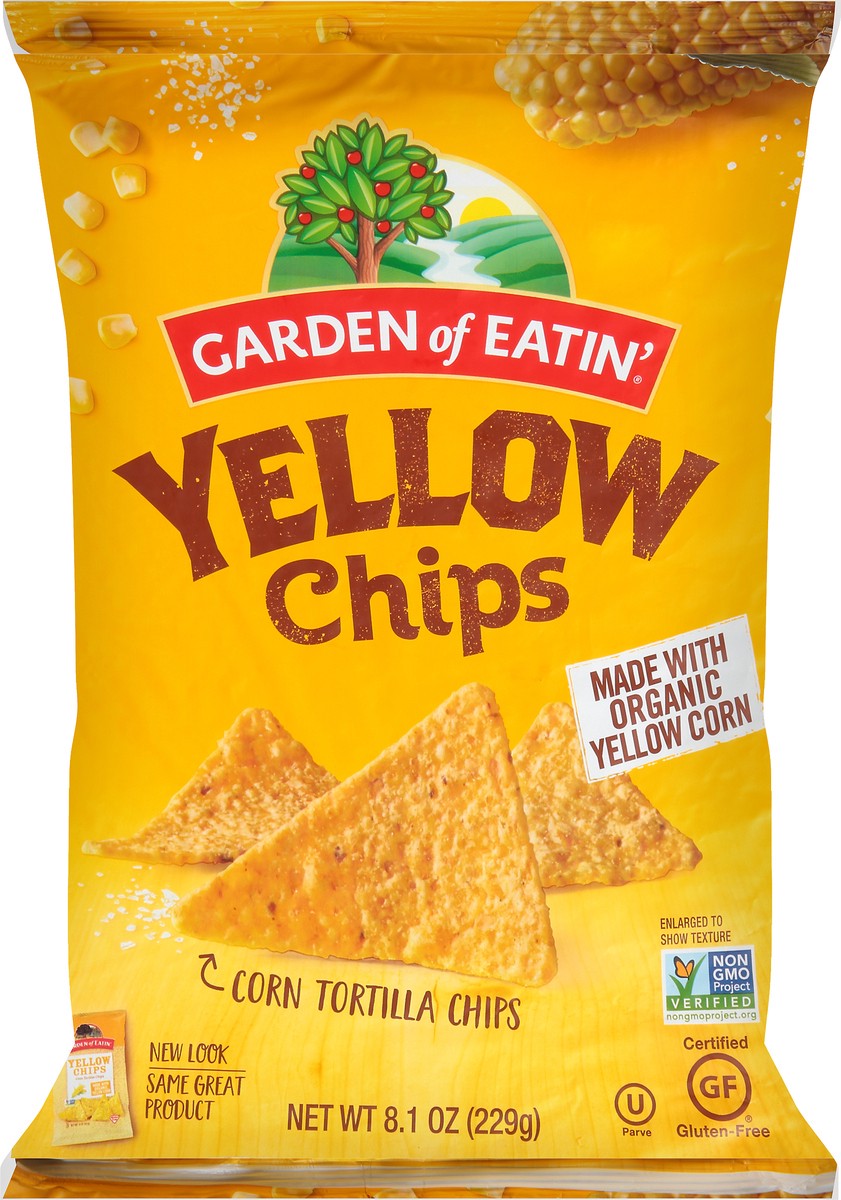 slide 1 of 6, Garden of Eatin' Yellow Tortilla Chips 8.1 oz, 8.1 oz