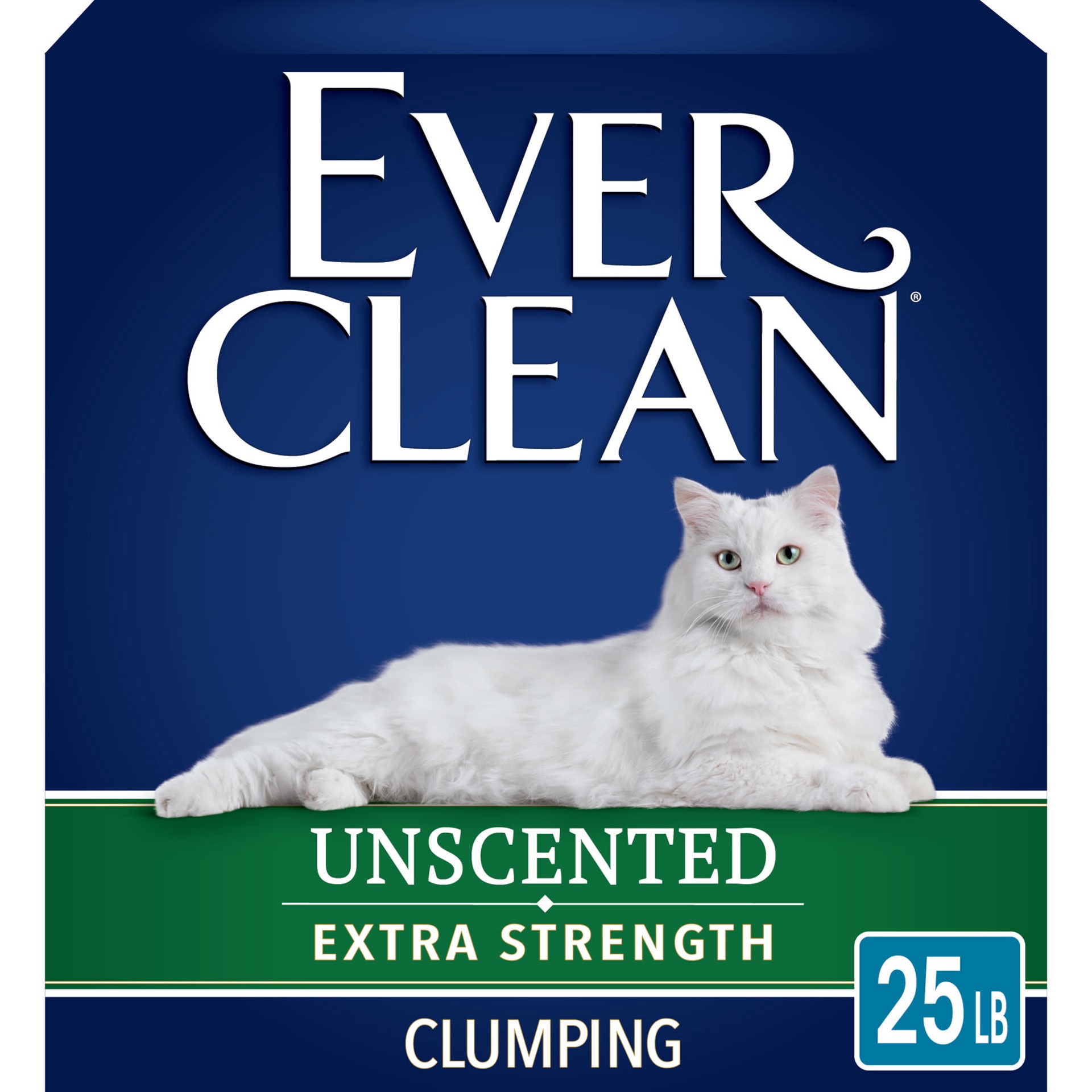 slide 1 of 5, Ever Clean Everclean Extra Strength Unscented, 25 lb