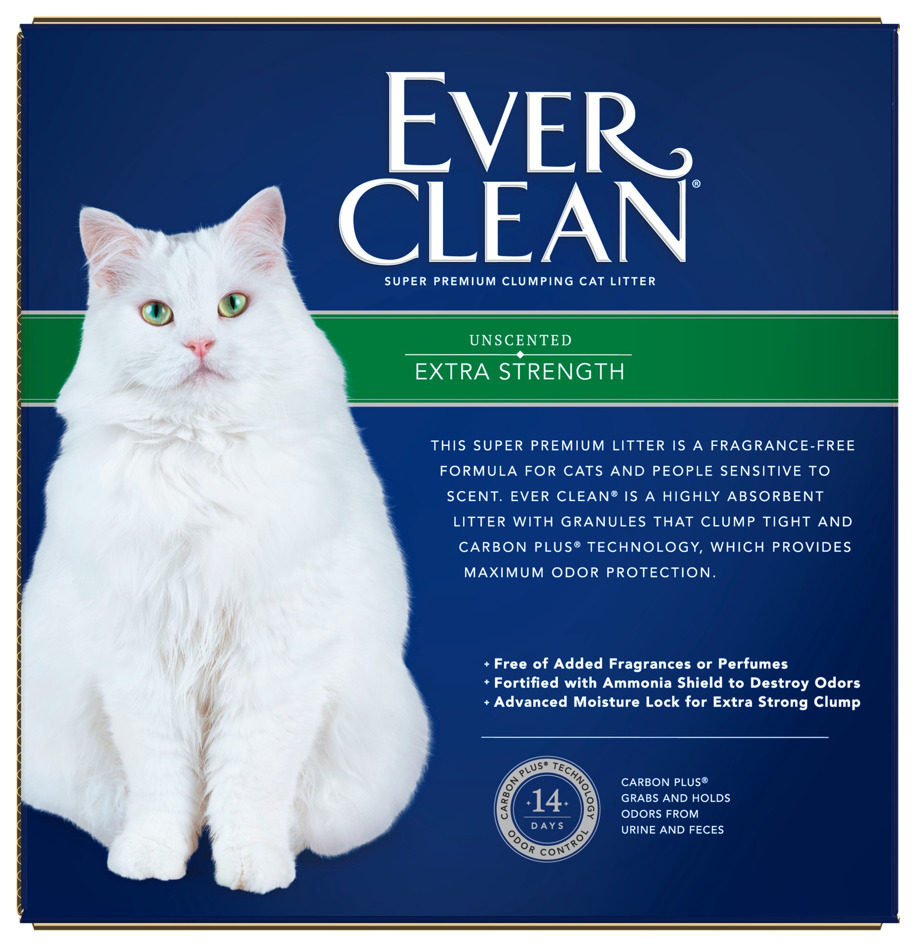 slide 2 of 5, Ever Clean Everclean Extra Strength Unscented, 25 lb