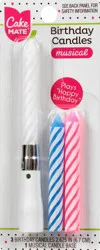 Cake Mate Fun Tops Musical Candle