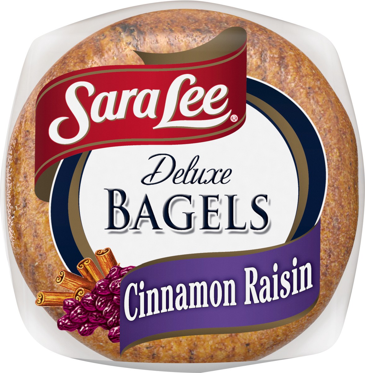 slide 4 of 7, Sara Lee Cinnamon Raisin Bagel, 5 count, 16.7 oz, 20 oz