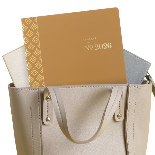 slide 5 of 10, Cambridge® WorkStyle® 2026 Monthly Planner, Sunbaked Clay, Large, 8 1/2"" x 11"", 1 ct