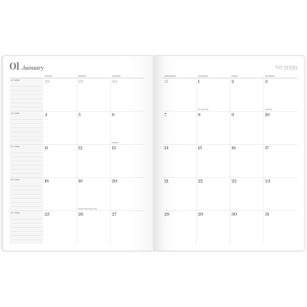 slide 7 of 10, Cambridge® WorkStyle® 2026 Monthly Planner, Sunbaked Clay, Large, 8 1/2"" x 11"", 1 ct