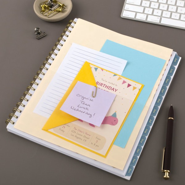 slide 7 of 10, Cambridge® Midnight Garden 2026 Weekly Monthly Planner, Large, 8 1/2"" x 11"", 1 ct