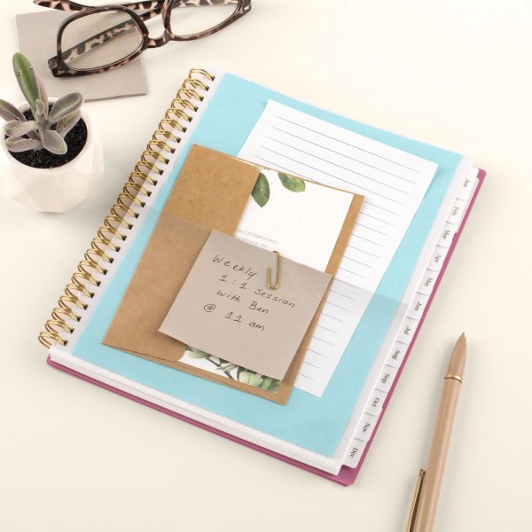 slide 6 of 10, Cambridge® WorkStyle® Balance 2026 Weekly Monthly Planner, Cosmetic Pink, Medium, 7"" x 8 3/4"", 1 ct