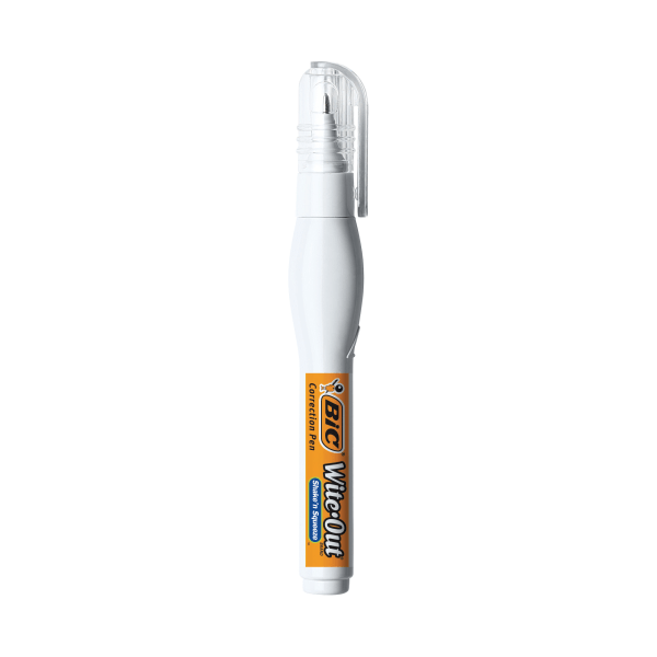 slide 2 of 6, BIC Wite-Out Shake 'N Squeeze Correction Pen, 8 ml, Pack Of 4, 4 ct