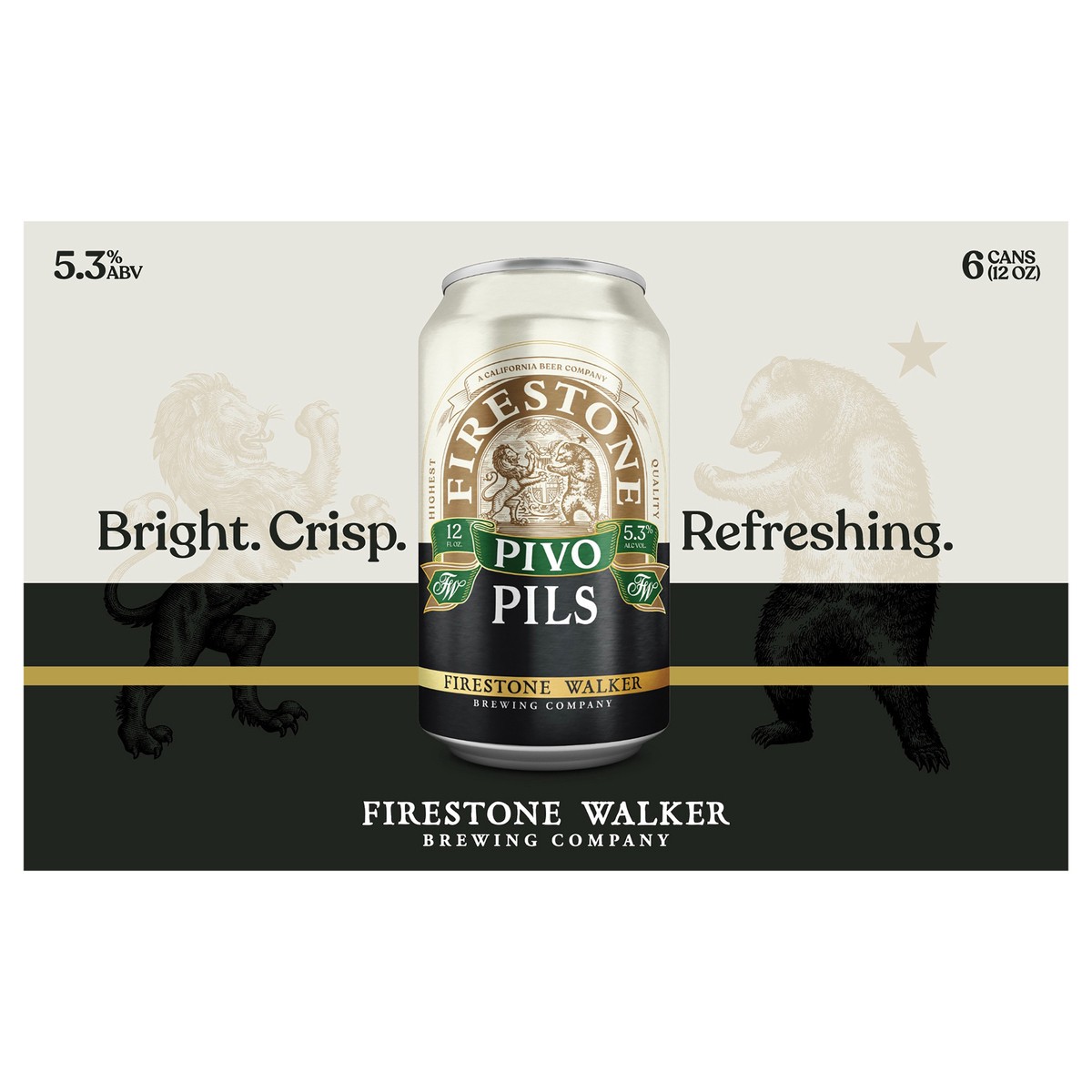 slide 1 of 8, Firestone Walker Pivo Pils Beer 12 oz - 6 Cans, 6 ct; 12 oz